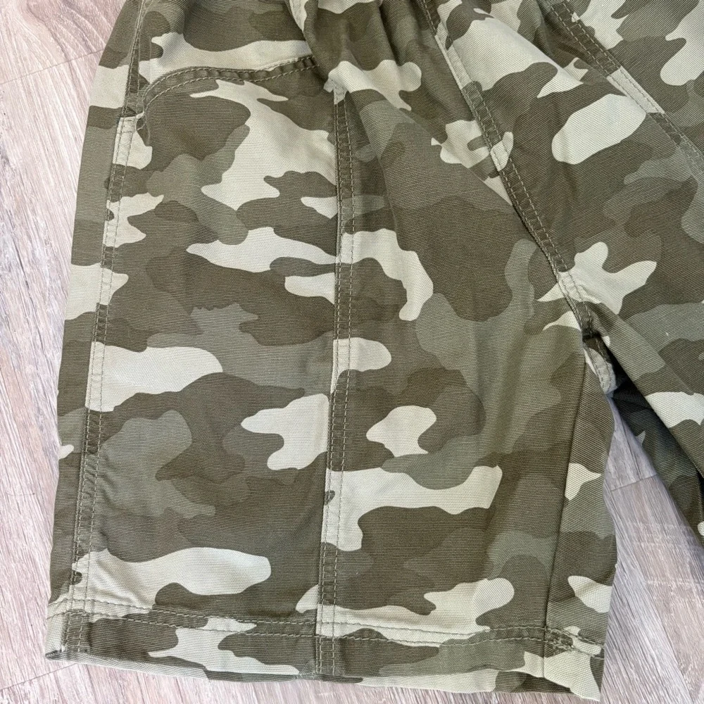 Aerie Camouflage Drawstring Cargo Shorts - Green Camo Size XS - Picture 3 of 5